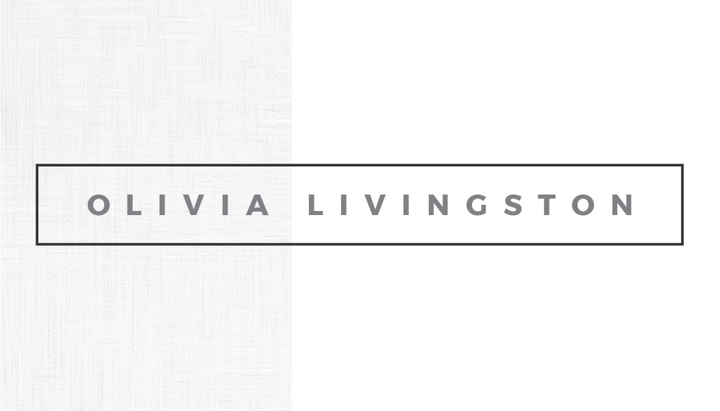 Olivia Livingston Business Card Template Front